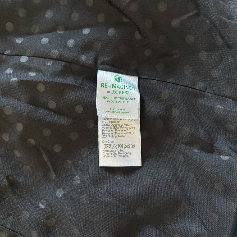 J. Crew Women's Deep Green Velvet Blazer - Picture 10 of 10